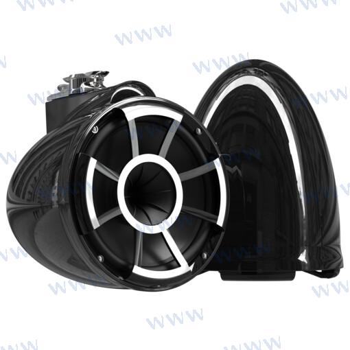 Altavoces Rev 10 W-x V2 Wake Negro-par Wet Sounds (Ref. WETREV10B-SXMV2)