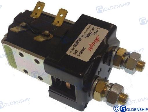 Contactor Simple 1P. 12V 100A Goldenship