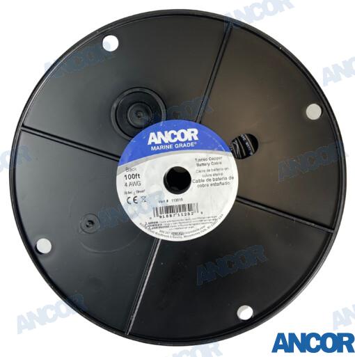 Cable Bateria 4AWG (21MM²) Negro (30 M) Ancor