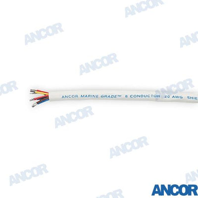 Cable Señal Redondo 20/8AWG(8X0,5MM2)75m Ancor