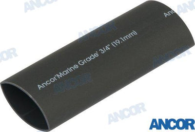 Tubo Termoretractil 3/4" X 3 Negro Ancor