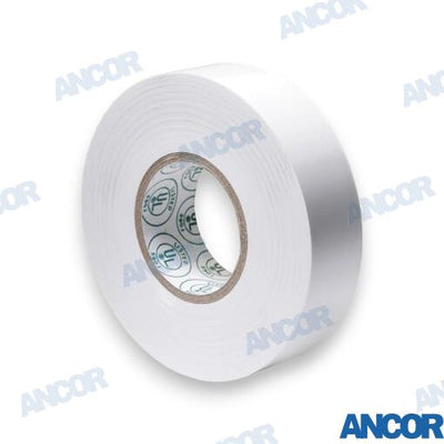 Cinta Electrica Blanca PREMIUM19mmx20m Ancor