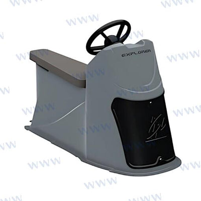 Consola Jockey Biplaza Gris Bombard