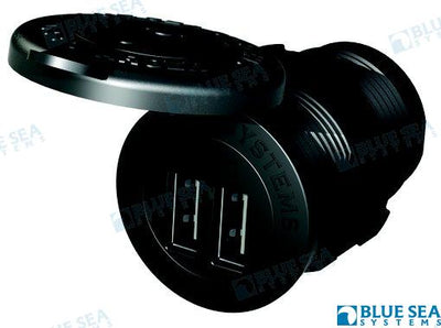 Base 12/24VDC Dual Usb Cargador 4,8A Blue Sea