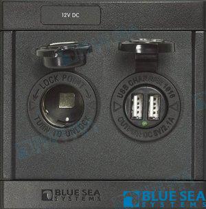 Panel 360 Dc 12V Usb Cargador Blue Sea