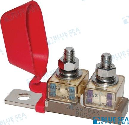 Portafusible 2 Term. Bat. 30-300A Blue Sea