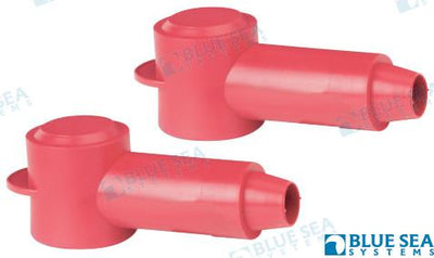 Terminal Con Protector 8-4 Rojo Blue Sea