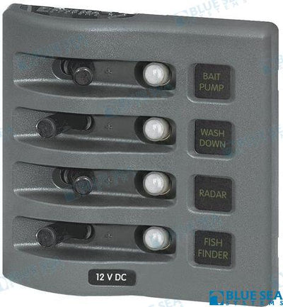 Panel Intemperie 4 P Gris Cb Blue Sea