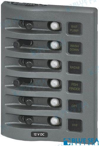 Panel Intemperie 6 P Gris Cb Blue Sea