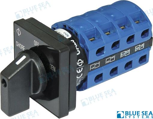 Interruptor Rotativo Off + 2 120V Ac 30 Blue Sea