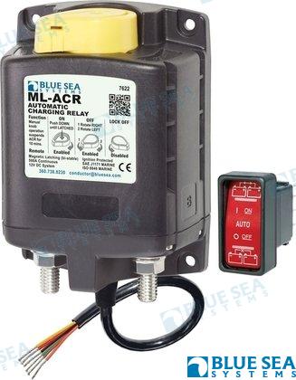 Rele Auto De Carga 12V Con Ctrl Manual Blue Sea