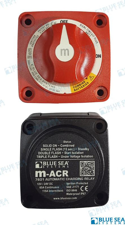Solenoide Add A Battery Mini 65A Blue Sea