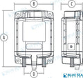 Rele Magnetico De Carga 24V Blue Sea