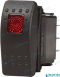 Interruptor Luz Off-on Negro Blue Sea