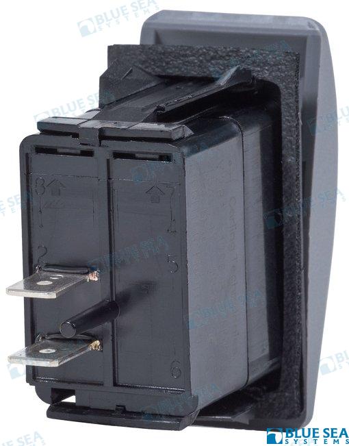 Interruptor Luz Off-(on) Negro Blue Sea (Ref. BS7930)