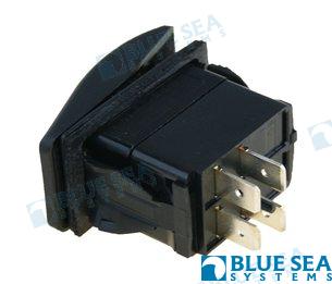 Interruptor Luz Off-(on) Negro Blue Sea (Ref. BS7935)