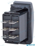 Interruptor Luz (on)-off-(on) Negro Blue Sea (Ref. BS7938)