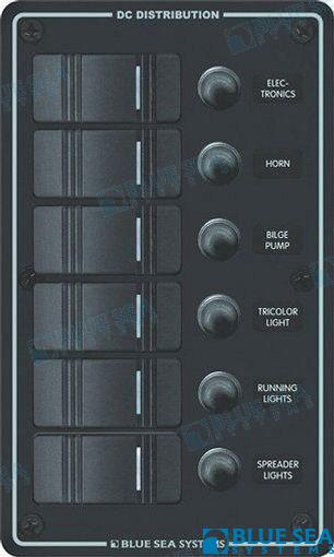 Panel Wp 6 Int. Vertical Negro Blue Sea