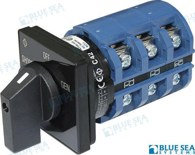 Interruptor Rotativo Off + 2 240V Ac 65A Blue Sea