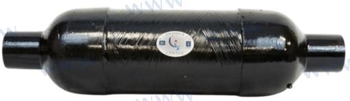 4.00" X 4.00" Silenciador Vernatone Mki Centek