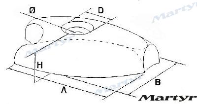 Anodo Volvo Helice Proa 41100276 (Ref. CM41100276P)