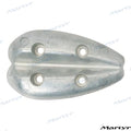 Anodo Oval Doble Zinc 66X116MM Martyr