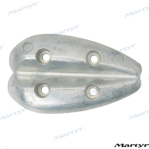 Anodo Oval Doble Zinc 66X116MM Martyr
