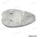 Anodo Oval Doble Zinc 66X116MM Martyr