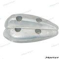 Anodo Oval Doble Zinc 66X116MM Martyr