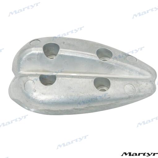Anodo Oval Doble Zinc 66X116MM Martyr