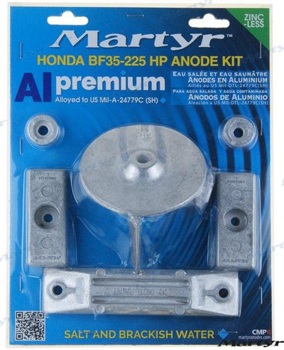Kit Anodos Aluminio Honda 35-225HP Martyr