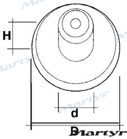 Anodo Zinc Yanmar Martyr (Ref. CMSGYN261)