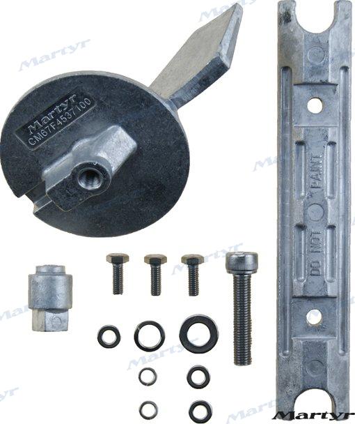 Kit Anodos Aluminio Yamaha 80-100HP Martyr