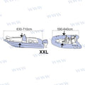 Funda Barco Covy Line Xxl Azul