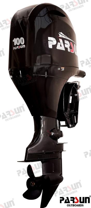 Motor Parsun 4T 100HP X (25") Negro