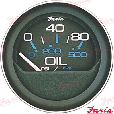 Reloj Presion Aceite 80 Psi Faria