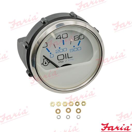 Reloj Presion De Aceite 80 Pis Faria