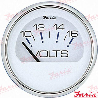 Reloj Voltimetro 12 V. Faria
