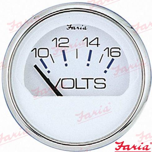 Reloj Voltimetro 12 V. Faria