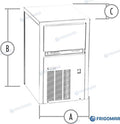 Maquina Hielo Frigomar 301F-A 60KG