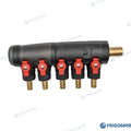 Five (5) Way Manifold (suction And Deliv Frigomar