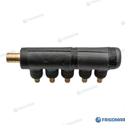 Five (5) Way Manifold (suction And Deliv Frigomar