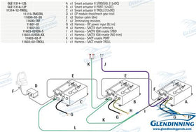 Kit Intraborda 2 Motor C/troll 12V Glendinning