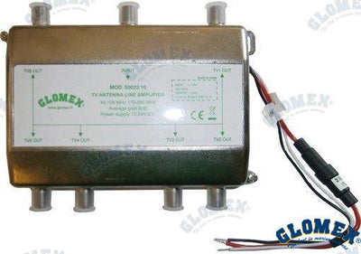 Amplificador 6 Salidas Para V9150 Glomex