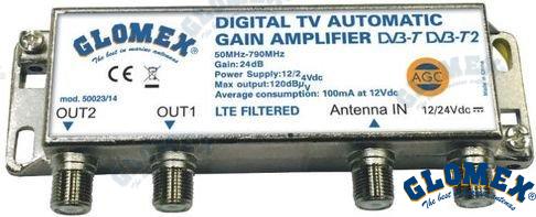 Amplificador Automatic Gain Control Para Glomex