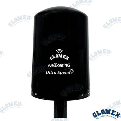 Antena Webboat 4G/WIFI Negra Glomex