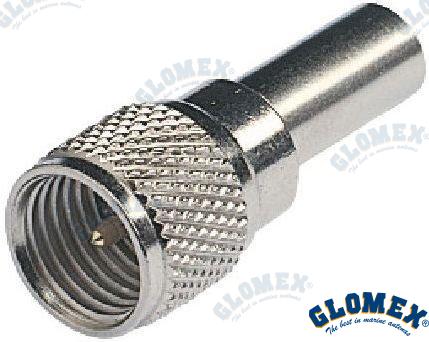 Conector Mini Uhf Macho Para RG58 Glomex