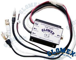Splitter Vhf Antenna A Am/fm Radio Y Glomex