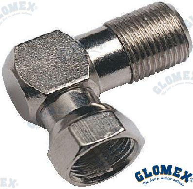 V9146 - Conector Hembra-macho En Angulo Glomex