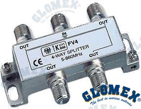 V9147 - 4 Way Splitter Para V9112 - V91 Glomex
